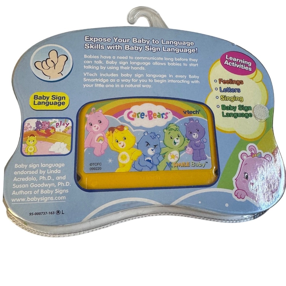 SALE VTech VSmile Game Cartridges Lot 3 Poohs 100 Acres Telletubbies & Carebears - Picture 6 of 6